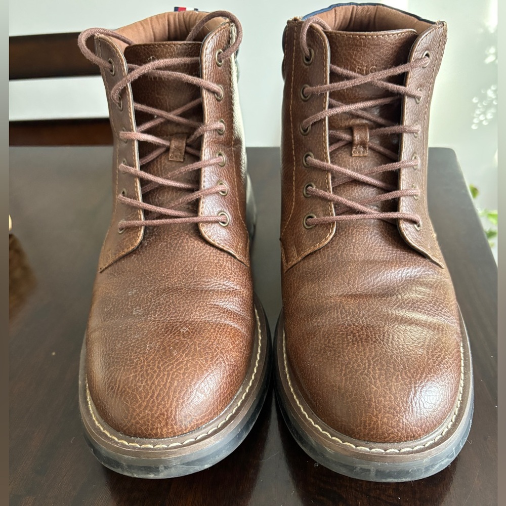 Tommy Hilfiger vegan leather boots